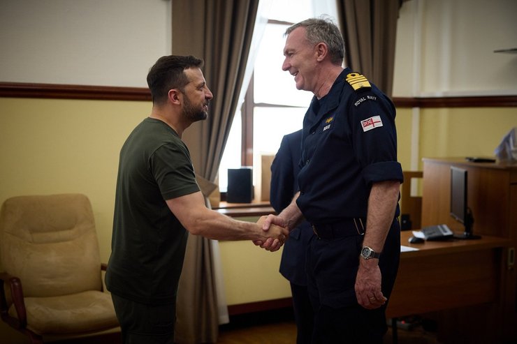 Тони Радакин, Владимир Зеленский