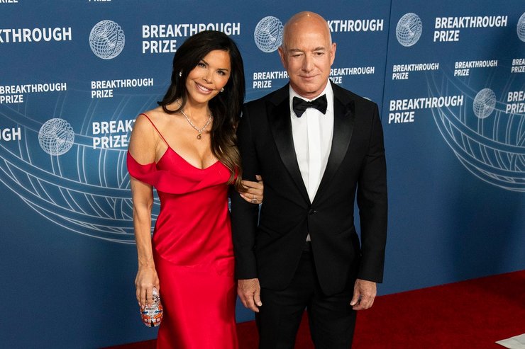 Лорен Санчес и Джефф Безос