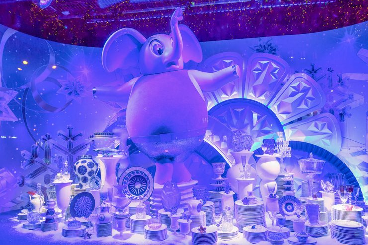 фото, Printeps, новогодние витрины, рождественские витрины, магазин, оформление, декор