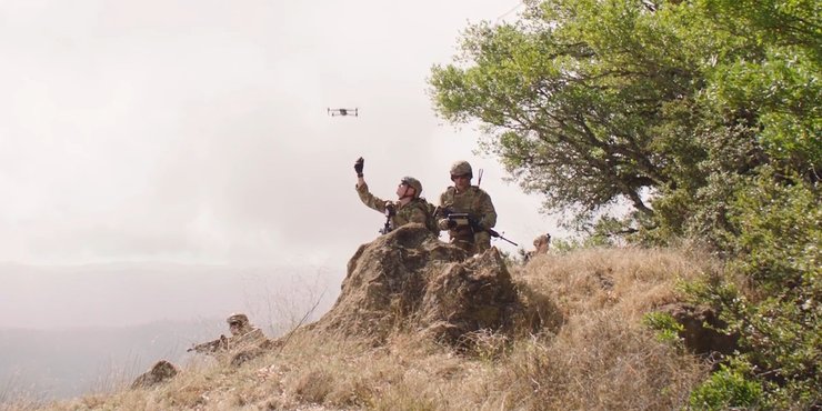 военные, дрон, бпла