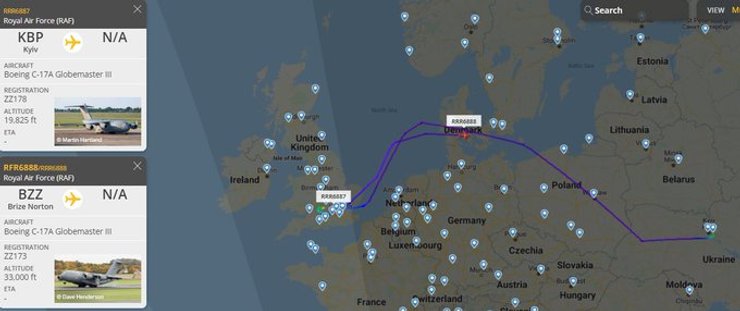 Самолеты Британия