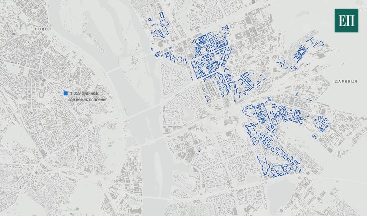 Дома без отопления в Киеве
