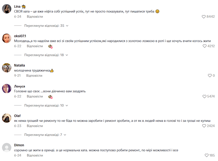 Отзывы пользователей сети