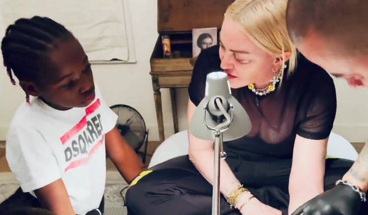 мадонна, татуировка, тату, новое тату, певица