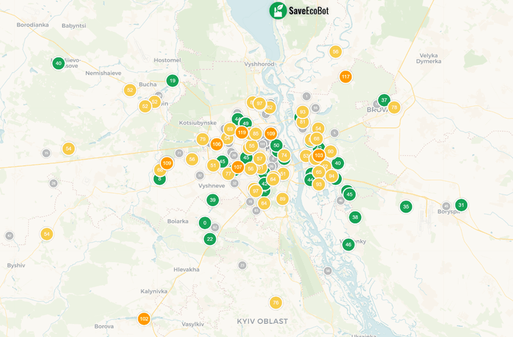 Киев, состояние воздуха Киев, дымка Киев, пахнет горелым Киев, пахнет паленым Киев, неприятный запах Киев