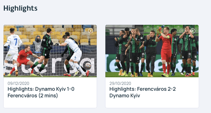 динамо ференцварош, лига европы,