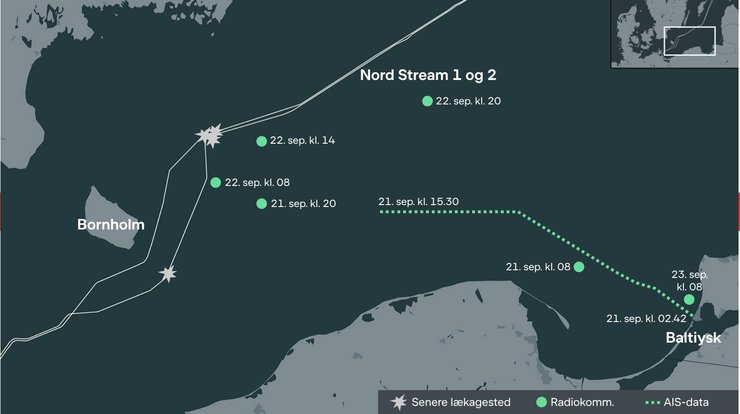 Движение буксира Балтийского флота "СБ-123"