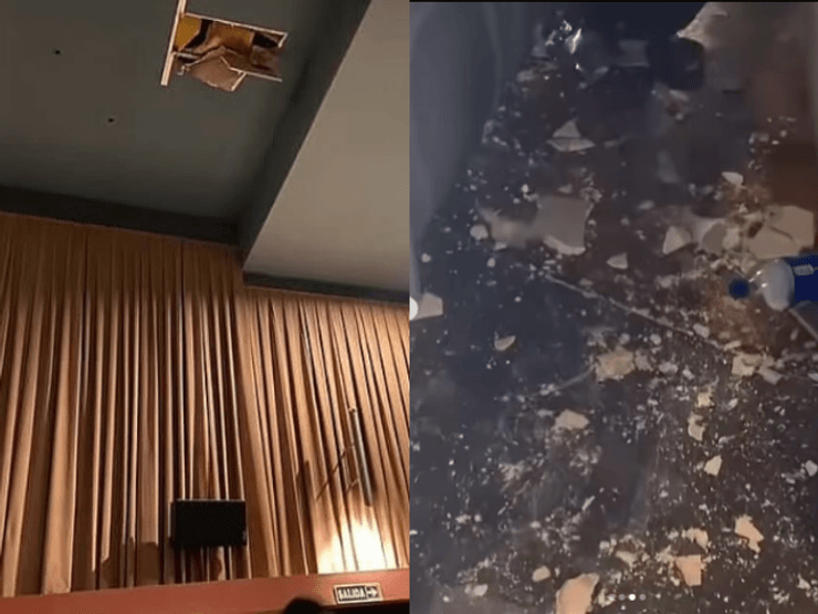 В кинотеатре обвалился потолок во время просмотра Пункта назначения