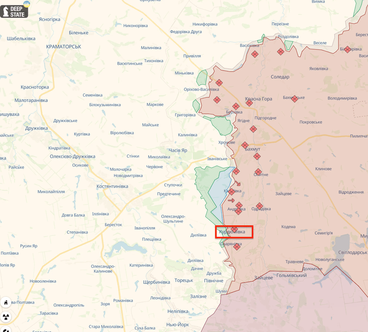 бои под Бахмутом