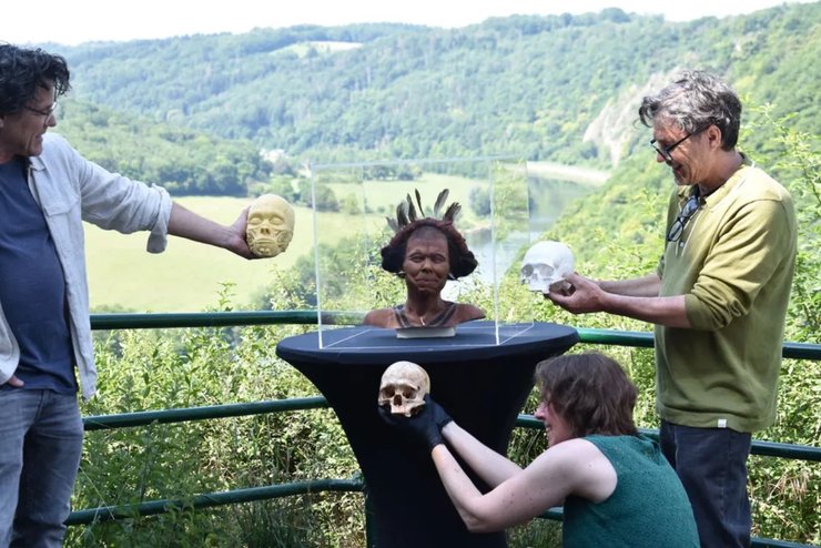 жінка з Марго реконструкція обличчя кам'яний вік