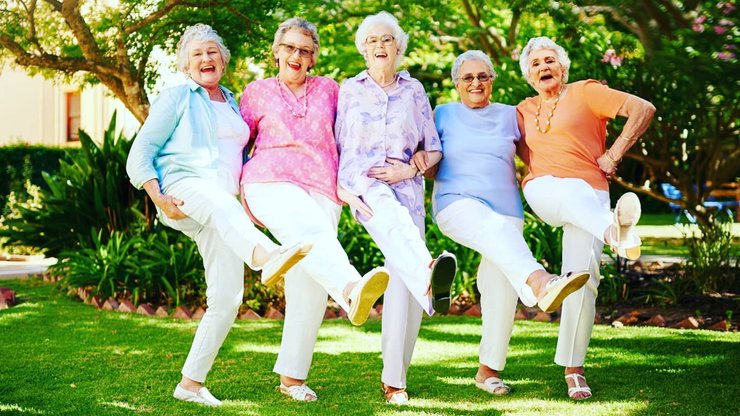 Долголетие, здоровье, пенсионеры, старики, радость, танцы