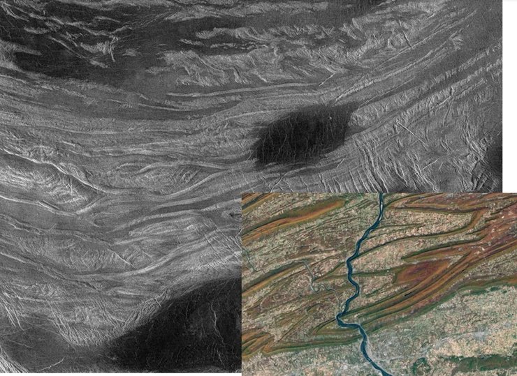 горы, Венера