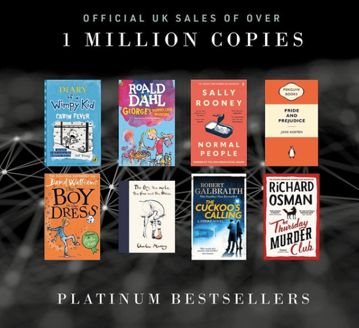книги, бестселери, що почитати, Джоан Роулінг, Джейн Остін, Роальд Даль