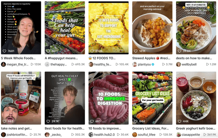 Популярные видео в TikTok