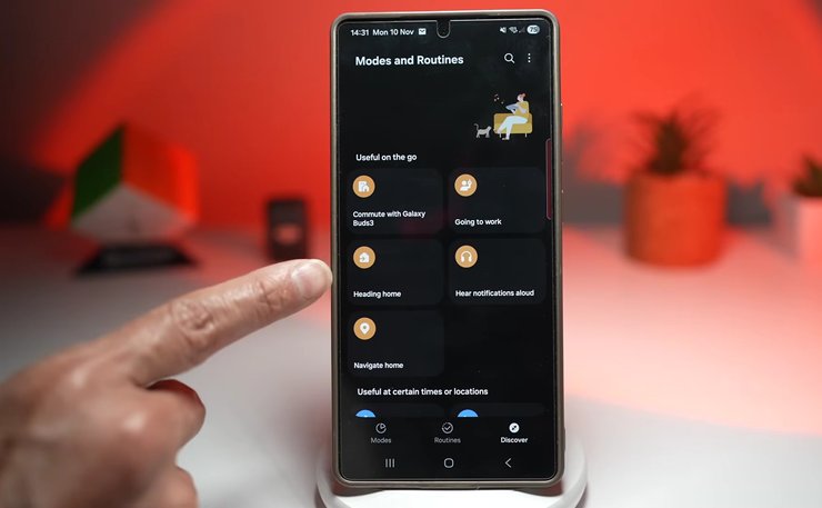 samsung modes and routines режимы и сценарии
