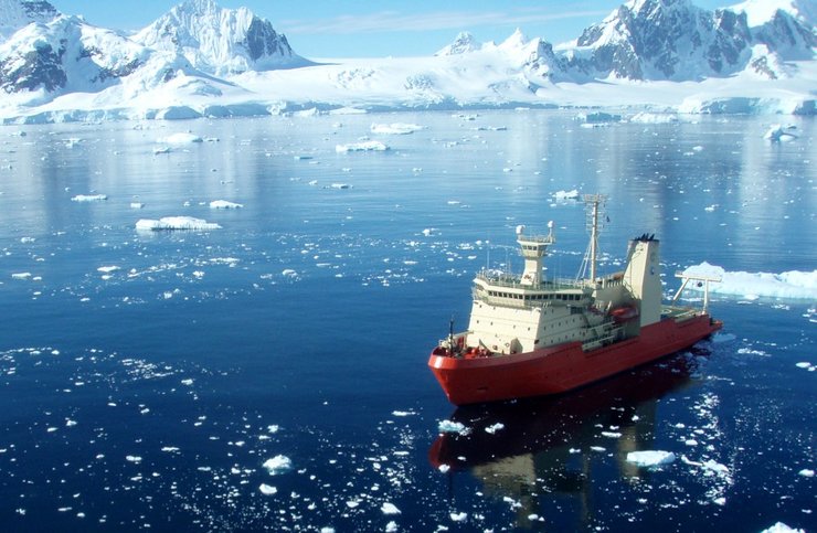 Антарктида, мореплаватели, ледники, океан, острова