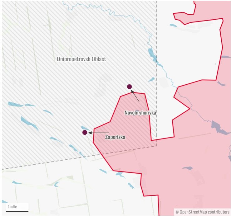 Днепропетровская область карта