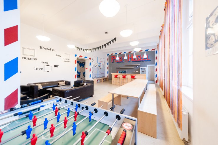 Комната для развлечений в одном из кампусов GoStudy