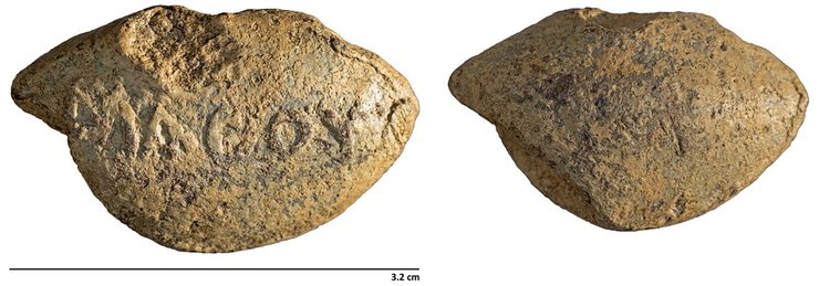 Пули для пращи были распространенным оружием