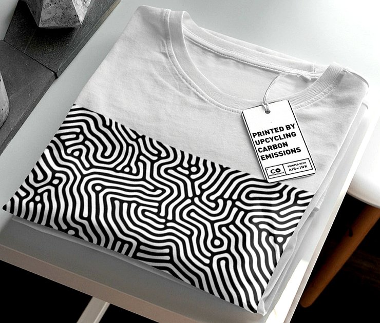 переработанный хлопок, капсульная коллекция, чернила Air-Ink, выбросы СО2