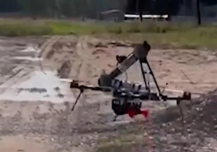 Дрон с гранатометом, ВС РФ, беспилотник, война в Украине