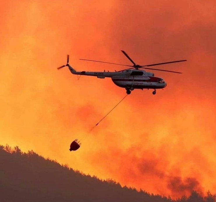 Пожар в Турции