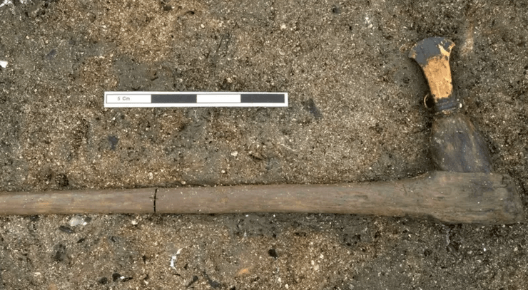 история, орудие, маст фарм, археология, реплика