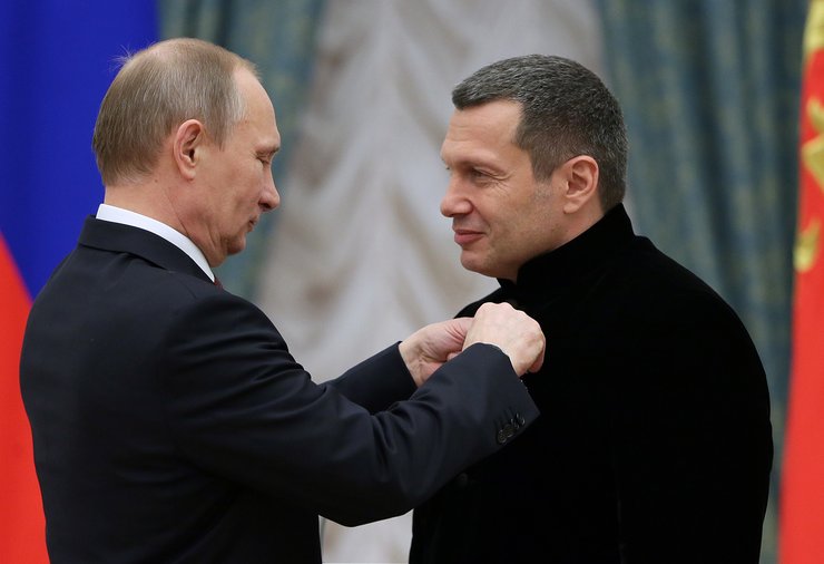 Володимир Путін, Путін та Соловйов, пропагандист Соловйов