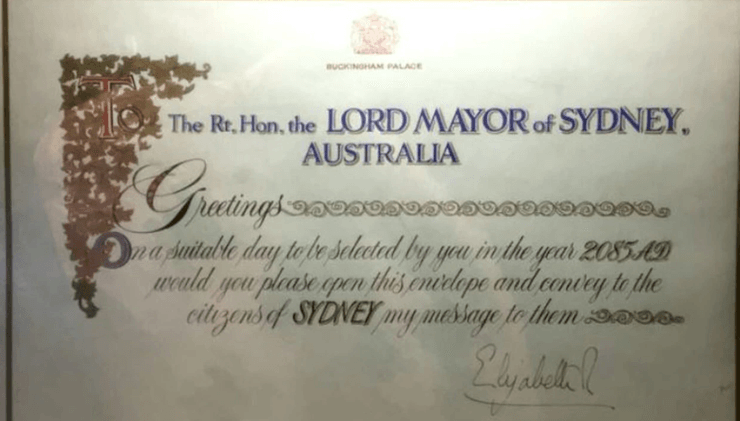 Здание королевы Виктории, капсула времени, тайное письмо, королева Елизавета II, Сидней, Сиднейский биосферный заповедник, Бриллиантовый юбилей, королевское послание, скрытая история Сидней, загадочное послание