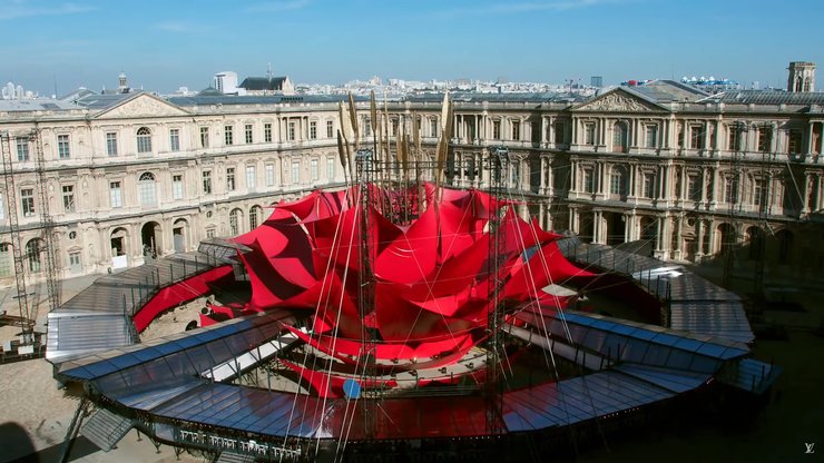 Louis Vuitton, неделя моды в париже