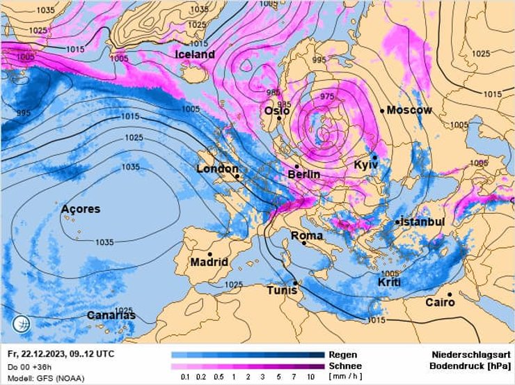 На Украину надвигается штормовой ветер