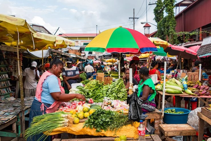 рынок Гайана