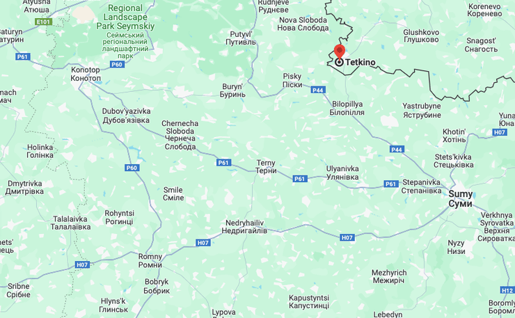 Населенный пункт Теткино Курской области