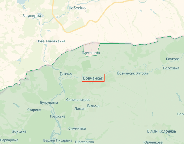 Волчанск, Волчанск карта, Волчанск Харьковская область