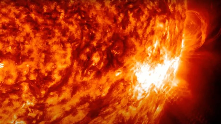 Вспышка на Солнце