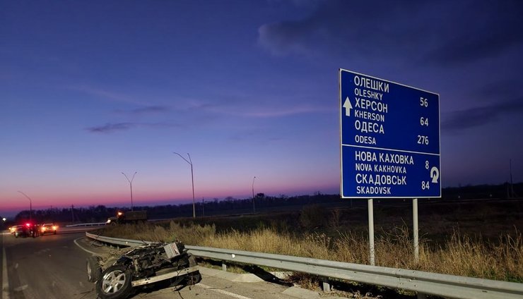 кирилл стремоусов, дтп, внедорожник, авто стремоусова, херсонская область, авария