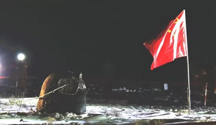 Капсула китайского апарата Чанъэ 5