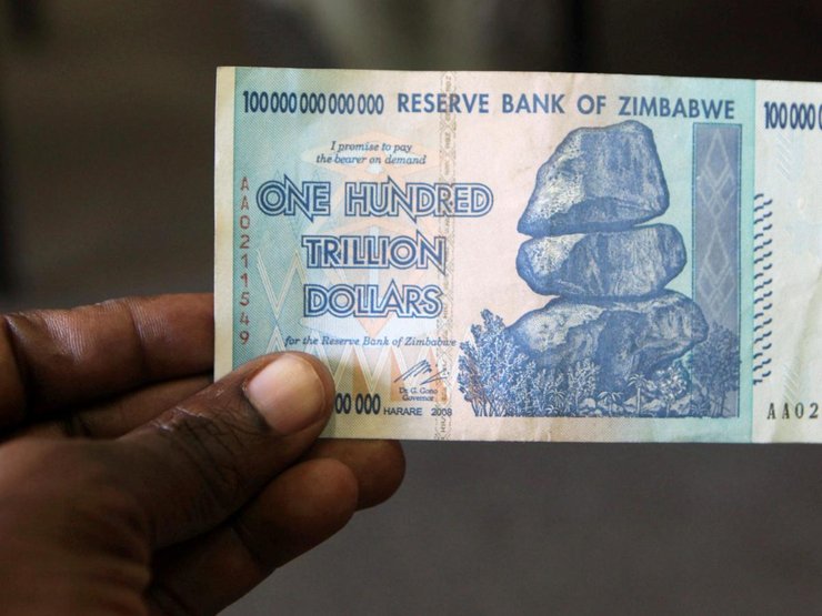 Купюра в 100 триллионов долларов