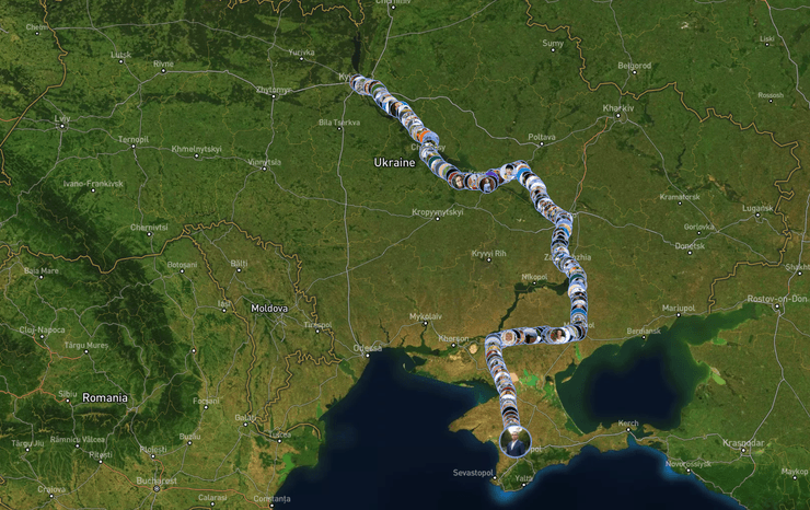 день соборности, киев-симферополь, цепь единения