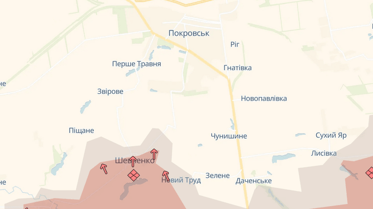 Песчаное, Покровское направление