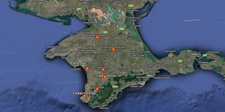 Вибухи в Криму 22 вересня: точки можливих ударів