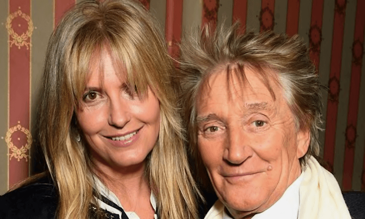 Род Стюарт с женой Пенни Ланкастер, Род Стюарт жена фото, Род Стюарт c женой фото