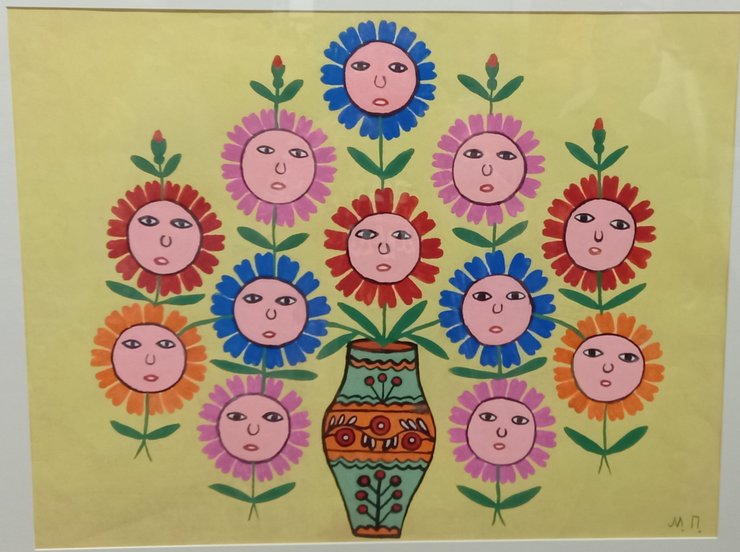 Выставка Марии Примаченко, мария примаченко, выставка в киеве, украинский дом, выставка в украинском доме