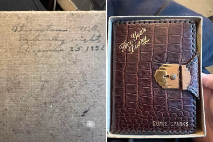 Знахідка в покинутому будинку, особистий щоденник, записи в щоденнику, незвичайна знахідка,