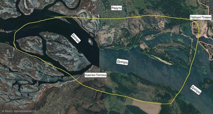 Обмеження перебування цивільних на окремих ділянках Кременчуцького району Полтавщини