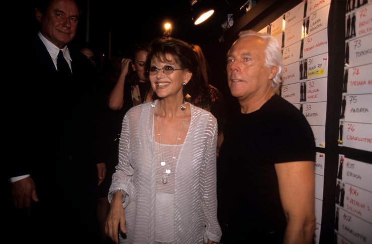 клаудия кардинале и джорджио армани