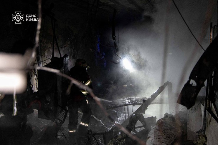 Последствия обстрела Киевской области