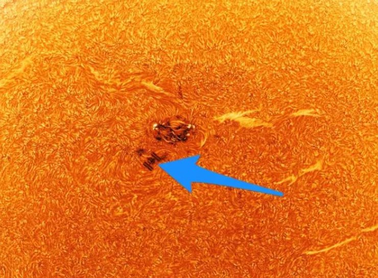 Сонце, МКС, космічна станція