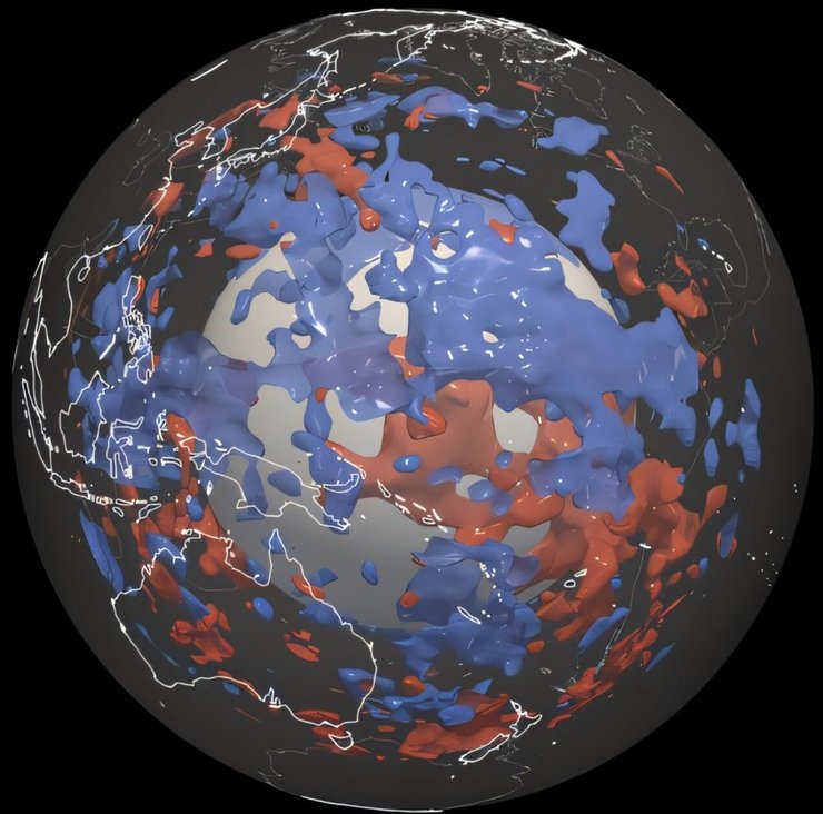 мантия, Земля