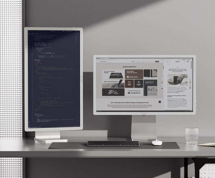 Цветной E Ink монитор Boox Mira Pro
